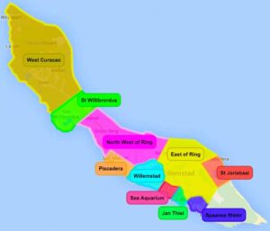 Areas on Curacao
