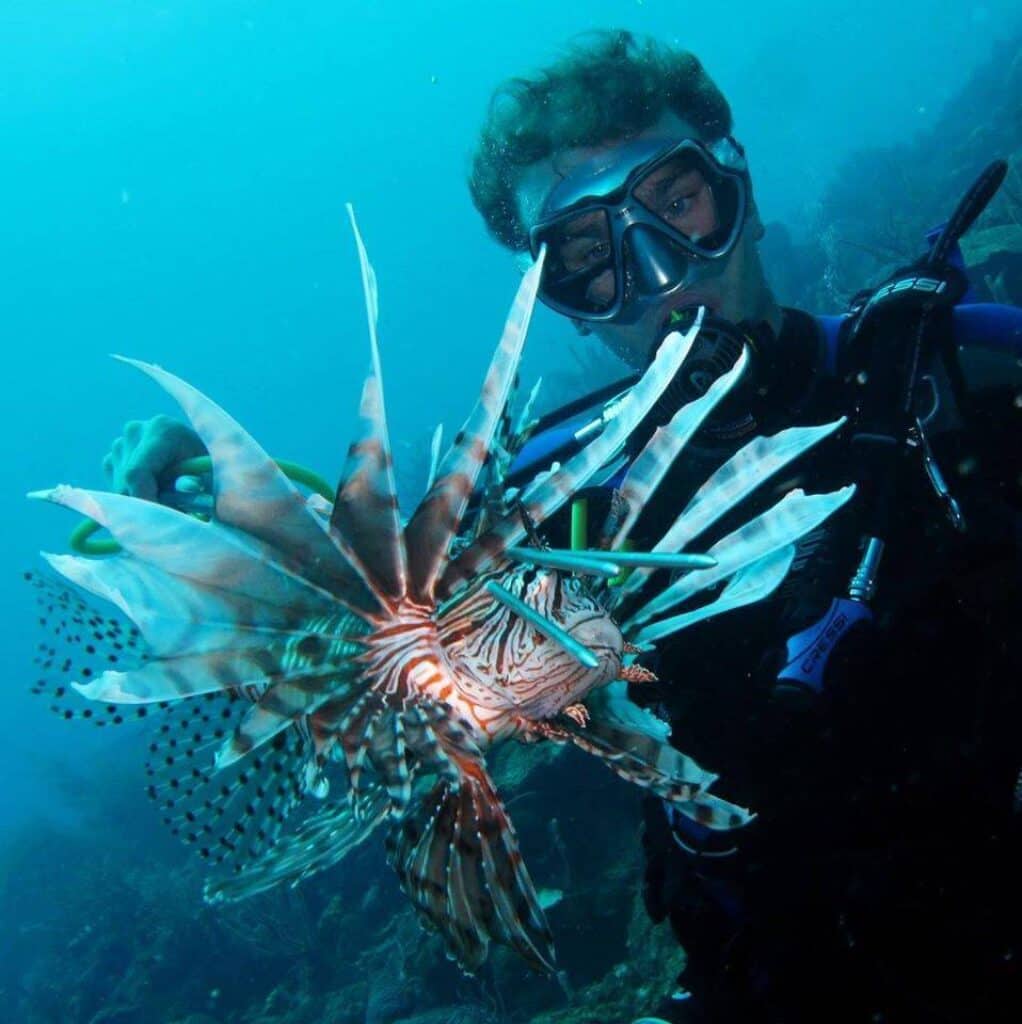 Lionfish Hunt Experience at Jan Thiel Diving: Protect Curacao's Reefs and Enjoy a Delicious Meal