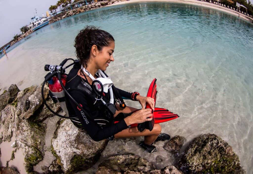 Shore diving package curacao