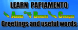 Learning Papiamento – #7 – Useful words and Greetings