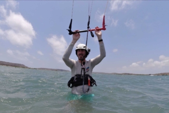 Introducción al kitesurf en Curazao