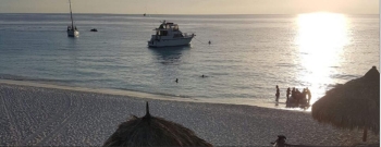 Camping at Klein Curacao